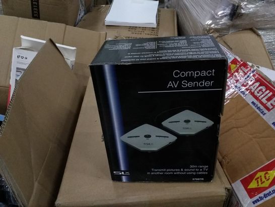 PALLET OF ASSORTED HOUSEHOLD ITEMS TO INCLUDING; 4K HDMI 3 WAY SWITCH, COMPACT AV SENDER, SATELLITE FINDER & COMPASS