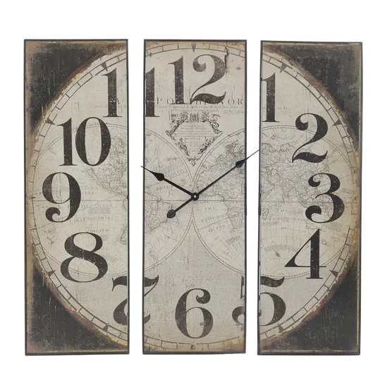 BOXED GARNES WOOD WALL CLOCK (1 BOX) 