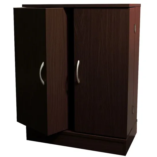 BOXED COLUMBUS 80.5CM H MEDIA CABINET IN BROWN (1 BOX)