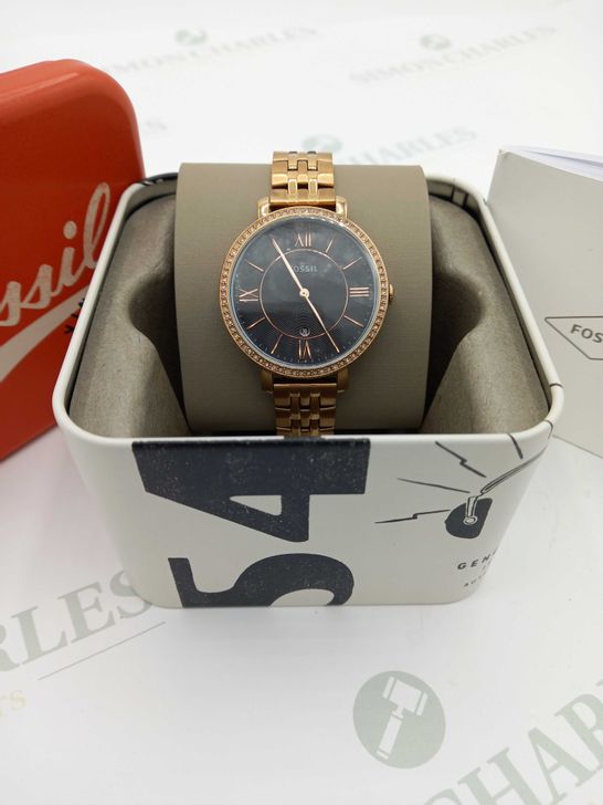 BRAND NEW BOXED FOSSIL WATCH JACQUELINE R.G RRP £129.99