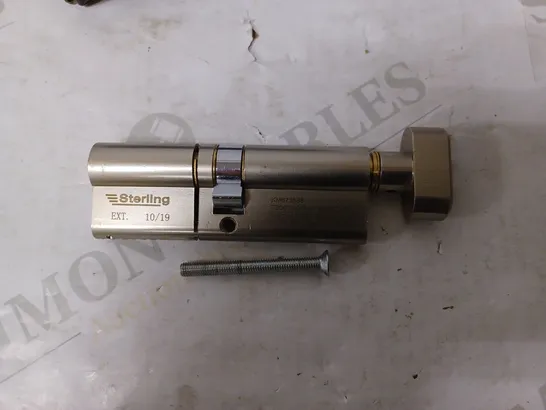 STERLING ETD4545 TS007 3 STAR POLICE APPROVED EURO DOOR CYLINDER DOUBLE FINISH BRASS AND SATIN NICKEL