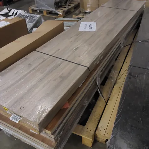 PALLET OF ASSORTED WOODEN WORKTOPS 