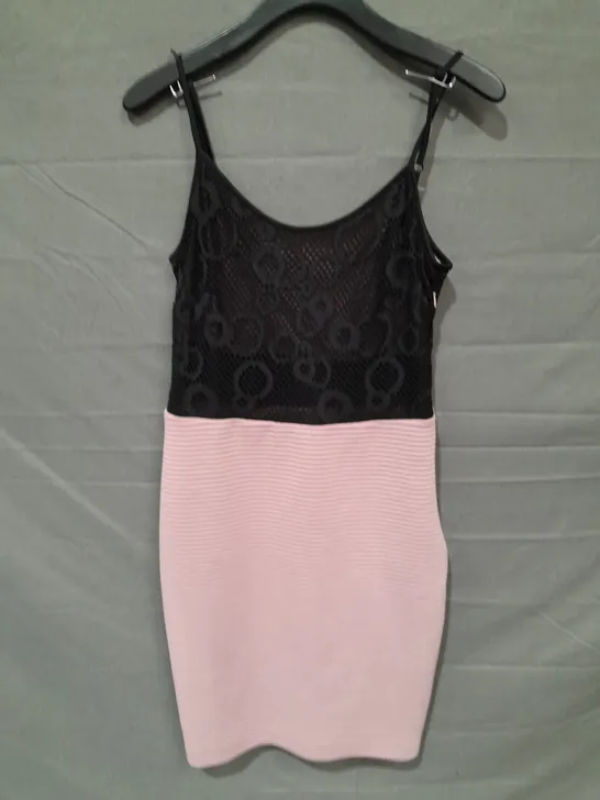 FRANK LYMAN DRESS AND TOP SET IN PINK - UK 8