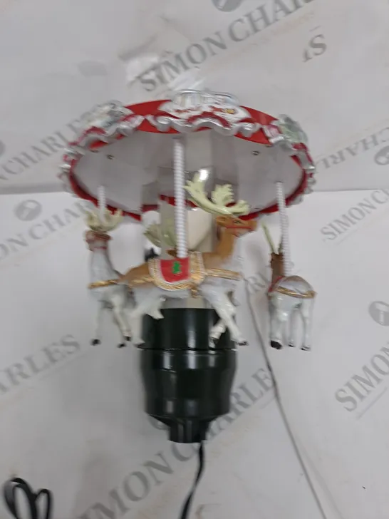 MR. CHRISTMAS ANIMATED CAROUSEL TREE TOPPER