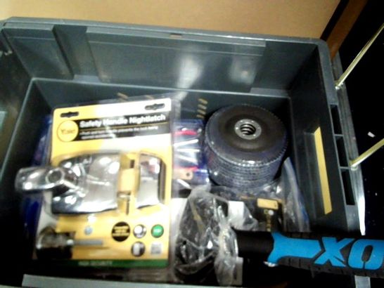 QUANTITY OF HARDWARE INC PRECISION TOOL KITS, ADHESIVES, TAP FITTING, DOOR LOCK ETC APPROX 25 ITEMS