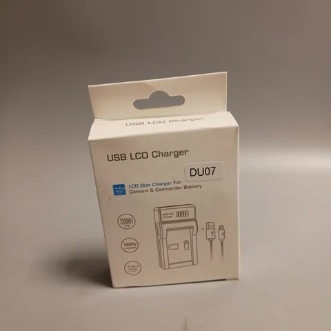UNBRANDCED USB LCD SLIM CHARGER FOR CAMERA AND CAMCORDER BATTERY