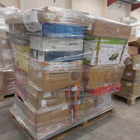 PALLET OF APPROXIMATELY 27 UNPROCESSED RAW RETURN HOUSEHOLD AND ELECTRICAL GOODS TO INCLUDE;