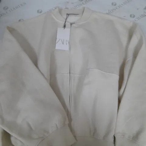 ZARA CREAM JACKET - LARGE