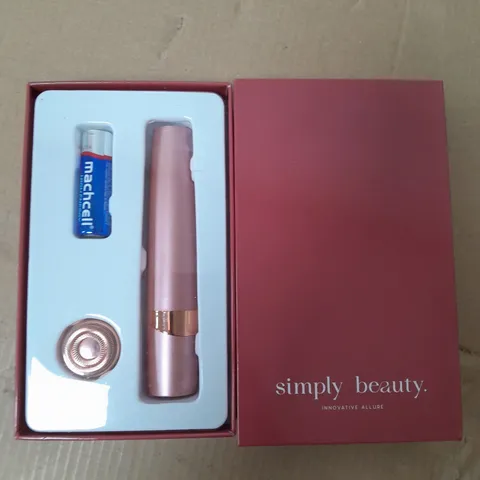 BOXED SIMPLY BEAUTY SINGLE HAIR EPILATOR IN ROSE GOLD