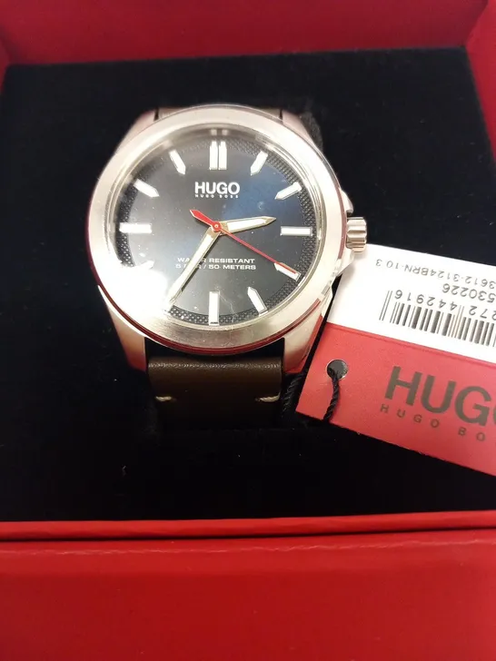 BOXED HUGO BOSS ADVENTURE WRIST WATCH