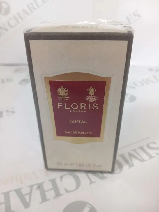 BOXED AND SEALED FLORIS LONDON SANTAL EAU DE TOILETTE 50ML