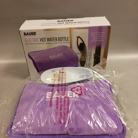 BOXED BAUER PROFESSIONAL ELECTRIC HOT WATER BOTTLE 