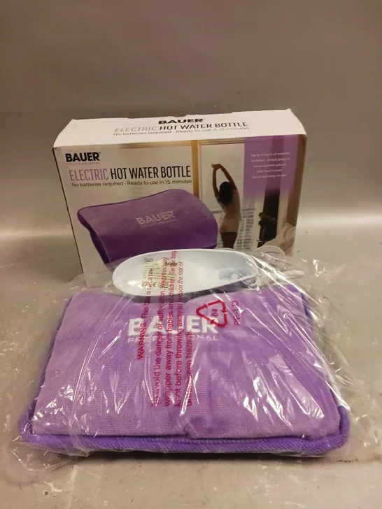 BOXED BAUER PROFESSIONAL ELECTRIC HOT WATER BOTTLE 