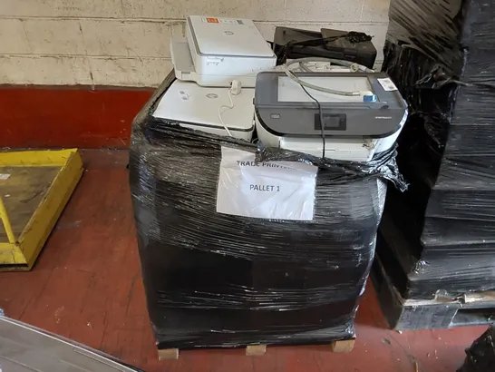 PALLET OF ASSORTED PRINTERS FROM BRANDS INCLUDING HP AND CANNON // QUANTITY UNSPECIFIED 