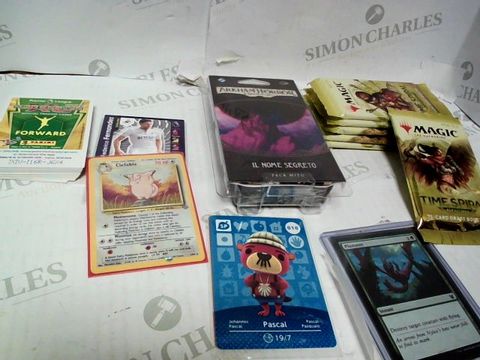 ASSORTED TRADING CARDS FROM VARIOUS GAMES APPROX 10pc