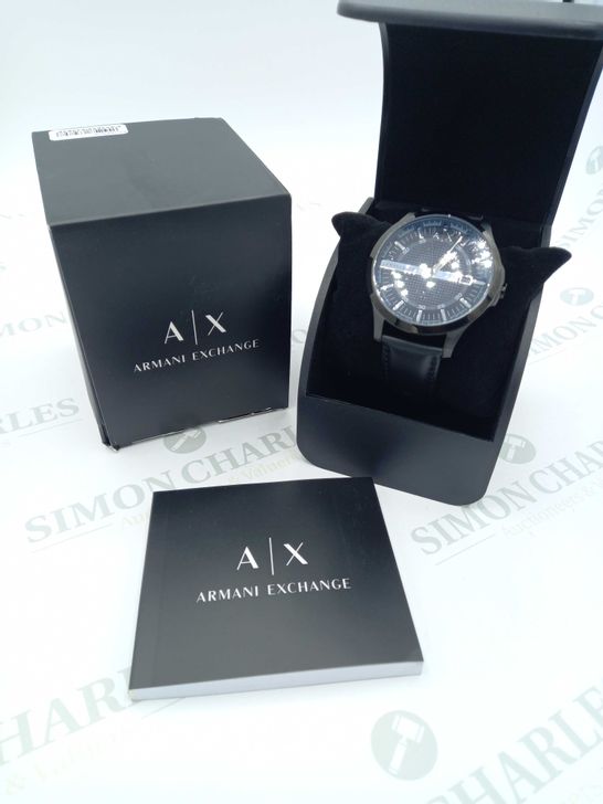 BRAND NEW BOXED ARMANI WATCH CAYDE BLACK AND SILVER  RRP £268.5