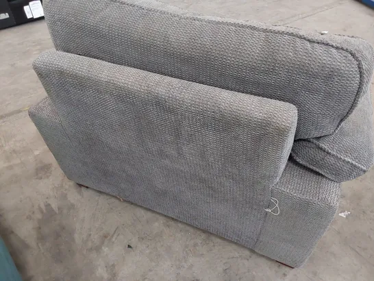 DESIGNER AYLESBURY EASY CHAIR GREY FABRIC 