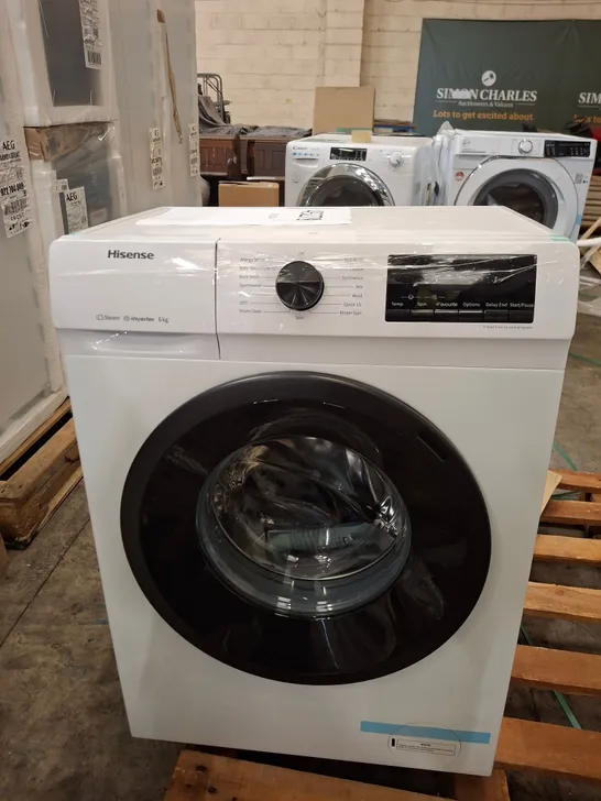 HISENSE FREESTANDING 6KG WASHING MACHINE WHITE - UNPROCESSED RAW RETURN