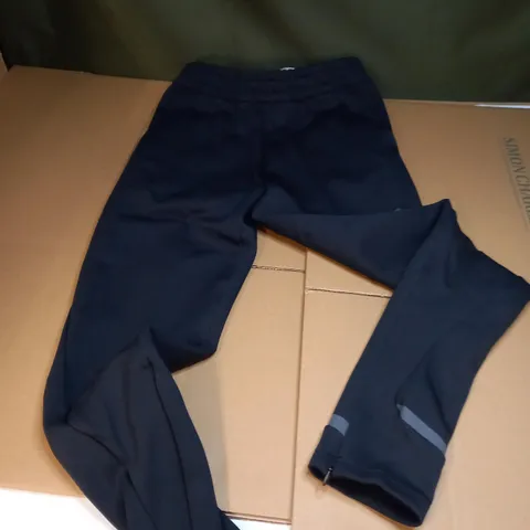 ADIDAS BLACK TRACK PANTS - SIZE S