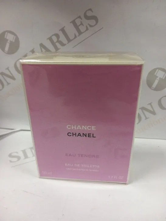 BOXED AND SEALED CHANEL CHANCE EAU TENDRE EAU DE TOILETTE 50ML