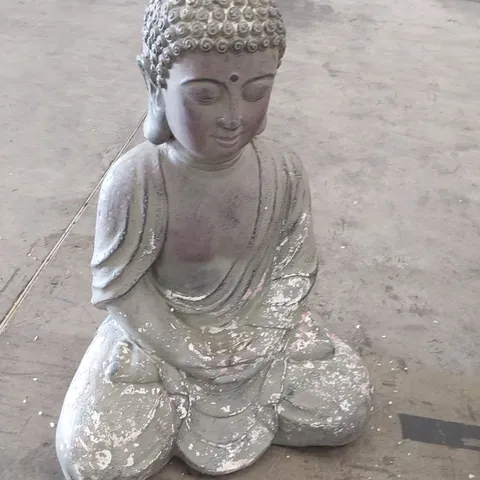 BOXED LARGE SITTING BUDHA FIGURE