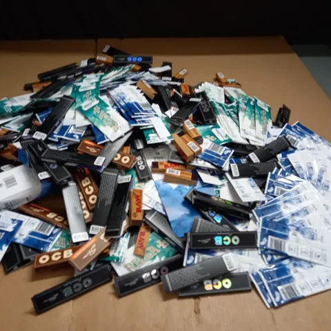 LARGE QUANTITY OF ASSORTED SMOKING ACCESSORIES TO INCLUDE RIZLAS, FILTERS AND FLAVOUR CARDS