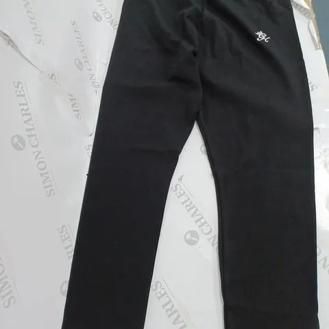 GYM KING STRECH BLACK LEGGINS - UK 14