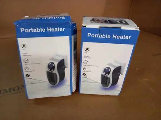 LOT OF 2 PORTABLE HEATERS