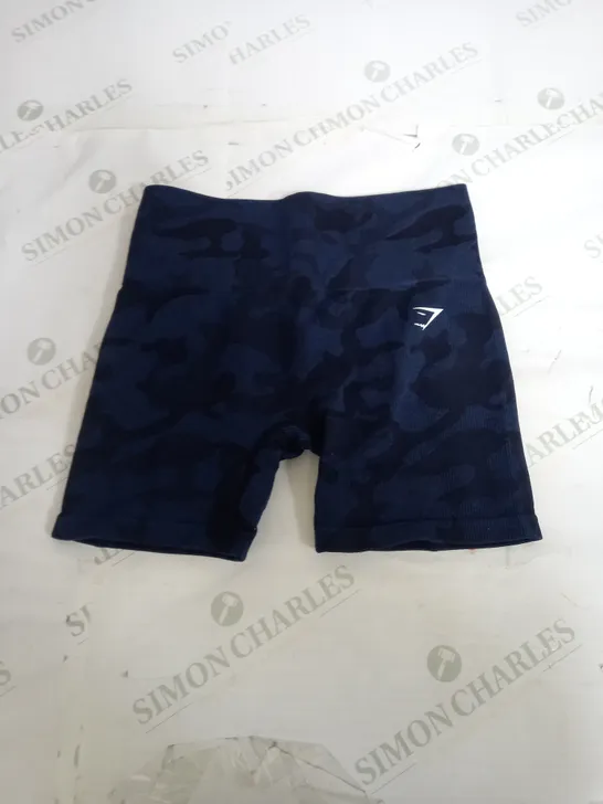 GYMSHARK ADAPT CAMO SEAMLESS SHORTS - SMALL