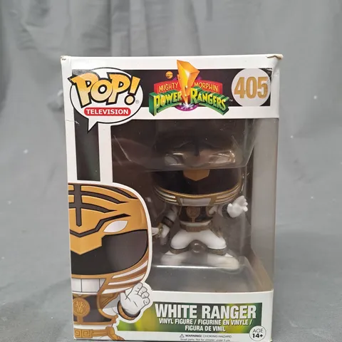 POP! TELEVISION MIGHTY MORPHIN POWER RANGERS - WHITE RANGER VINYL FIGURE - 405