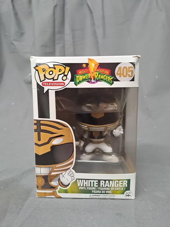 POP! TELEVISION MIGHTY MORPHIN POWER RANGERS - WHITE RANGER VINYL FIGURE - 405