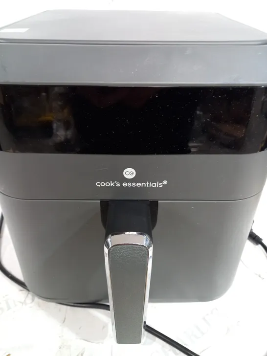 COOK'S ESSENTIALS 5.8L AIR FRYER IN SLATE GREY