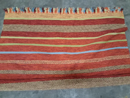 BRAND NEW PACO KILIM RUG IN TERRACOTTA - 160X220CM