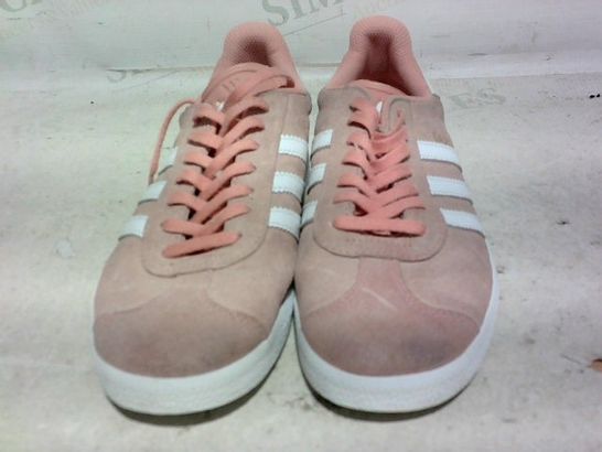 PAIR OF ADIDAS TRAINERS (PINK), SIZE 6 UK
