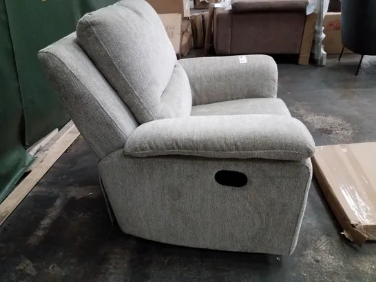 NEVADA MANUAL RECLINER ARMCHAIR - LARGO FABRIC