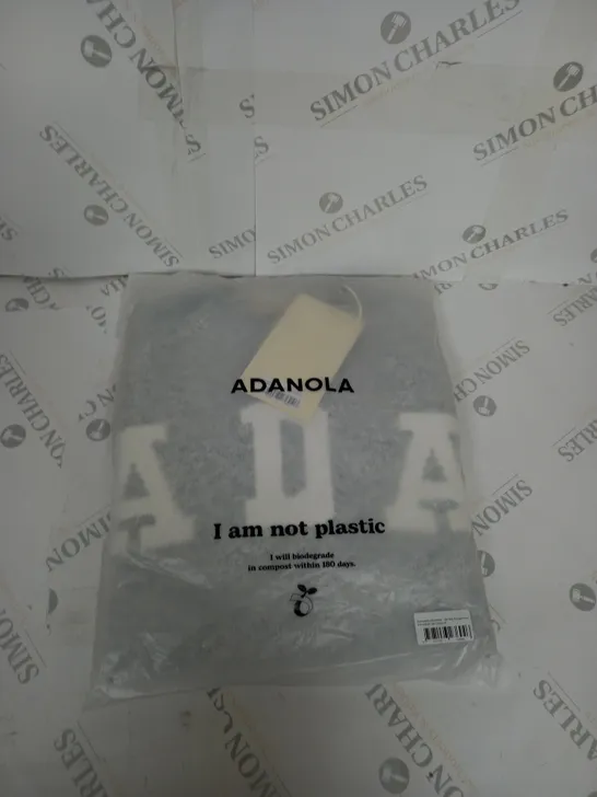 BAGGED ADANOLA OVERSIZED KNIT SWEATSHIRT SIZE M