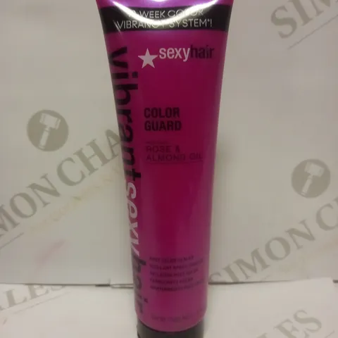 LOT TO CONTAIN APPROX. 10 X ASSORTED SEXYHAIR VIBRANT COLOUR GUARD WITH ROSE & ALMOND OIL - 150ML PER TUBE 