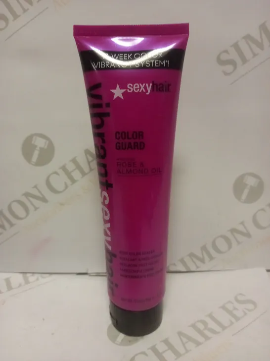 LOT TO CONTAIN APPROX. 10 X ASSORTED SEXYHAIR VIBRANT COLOUR GUARD WITH ROSE & ALMOND OIL - 150ML PER TUBE 