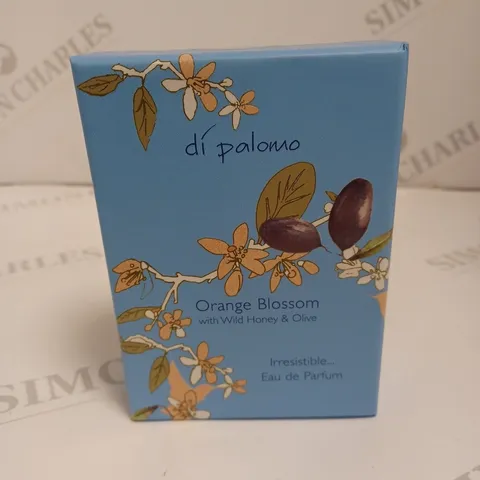 BOXED AND SEALED DI PALOME ORANGE BLOSSOM WITH WILD HONEY AND OLIVE EAU DE PARFUM 50ML