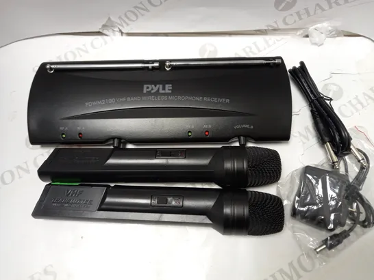 PYLE PDWM2100 PROFESSIONAL DUAL VHF WIRELESS HANDHELD MICROPHONE SYSTEM