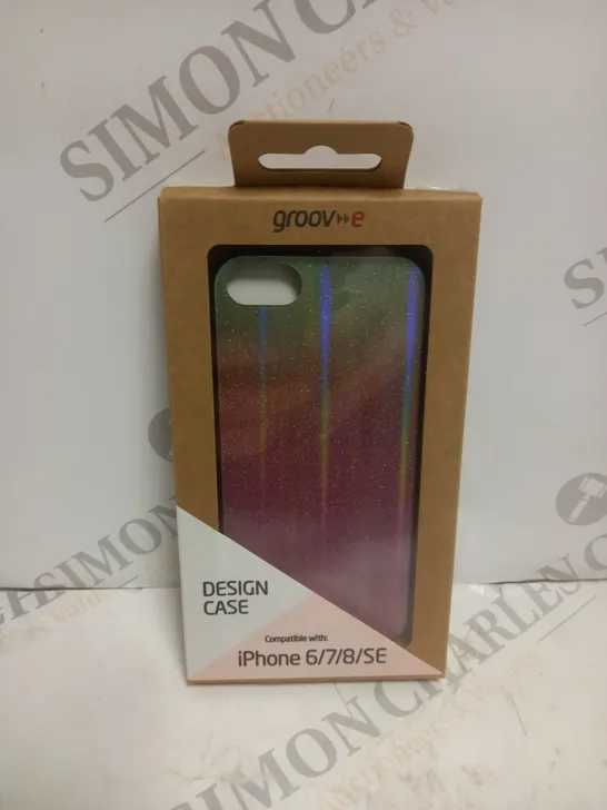 BOX OF 100 BRAND NEW BOXED GROOV-E IPHONE 6/7/8 PINK POLARISED DESIGN PHONE CASES 