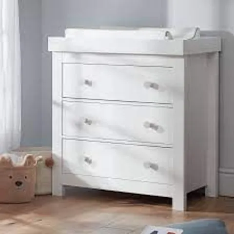 CUDDLE CO AYLESBURY DRESSER & CHANGER WHITE (2 BOXES)