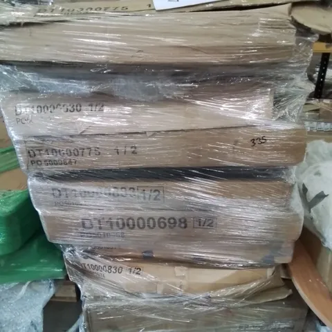 PALLET OF ASSORTED FLAT PACK FURNITURE PARTS