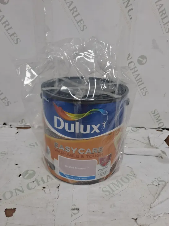 DULUX EASYCARE DUSTED FONDANT MATT EMULSION PAINT, 2.5L - COLLECTION ONLY 