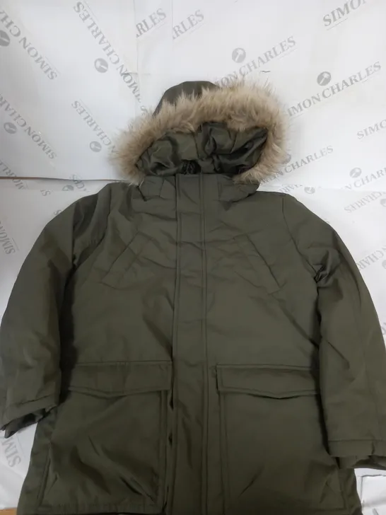 H&M KHAKI TACTICAL JACKET - 8-10 YEAR OLDS