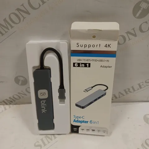 BOXED BLINK TYPE-C 6-IN-1 ADAPTER