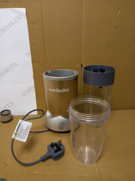 NUTRIBULLET NBLP9 900W BLENDER CHAMPAGNE MULTI-FUNCTION COLD BEVERAGE SMOOTHIE MAKER