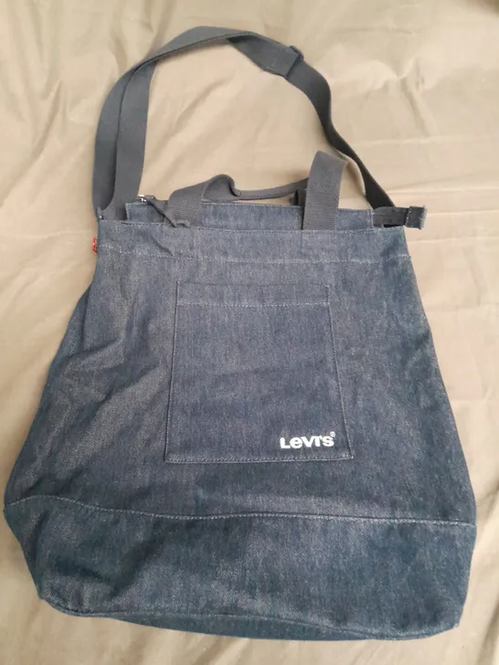 LEVI DENIM TOTE BAG IN NAVY