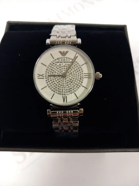 BOXED EMPORIO ARMANI LADIES WRIST WATCH