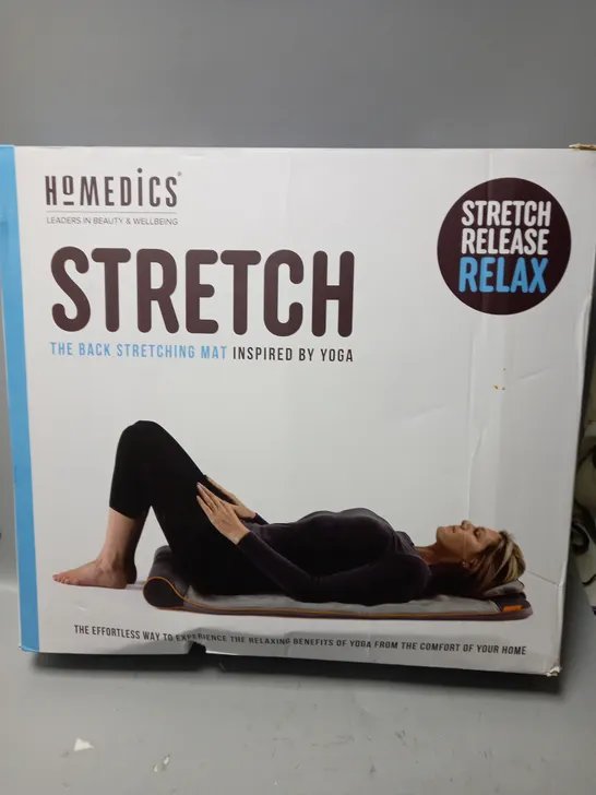 BOXED HOMEDICS STRETCH THE BACK STRETCHING MAT 